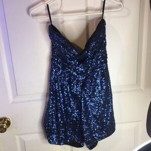 Sara Boo sequence blue romper